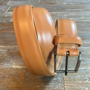 The Tie Bar Camel Leather Belt🖤